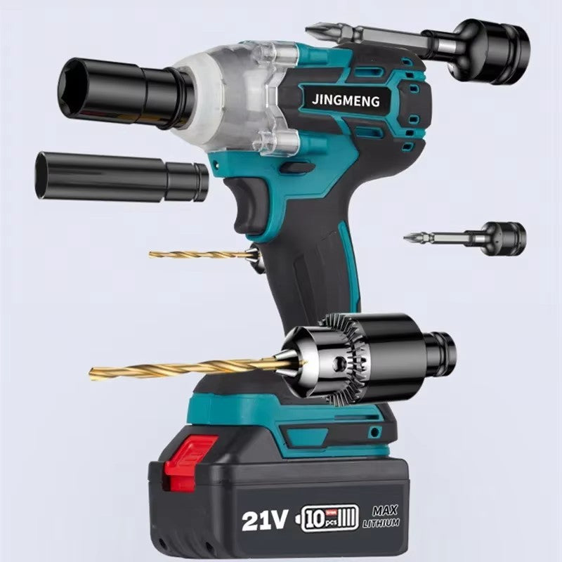 21V Brushless Electric Impact Wrench Hand Drill Power Tools